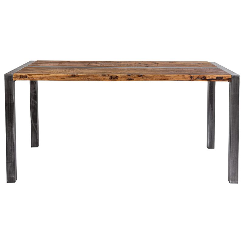 میز ناهارخوری چوب و آهن مدل ترموود کد C29