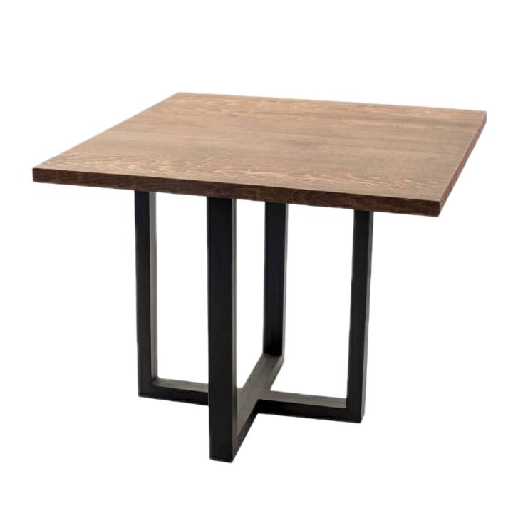 میز ناهارخوری چوب و آهن مدل H13