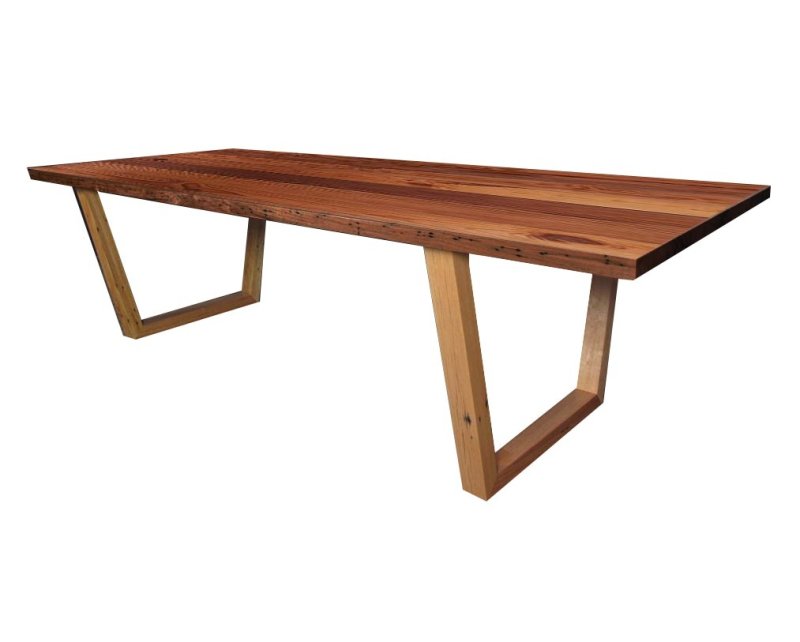 میز ناهارخوری چوب و آهن مدل saina