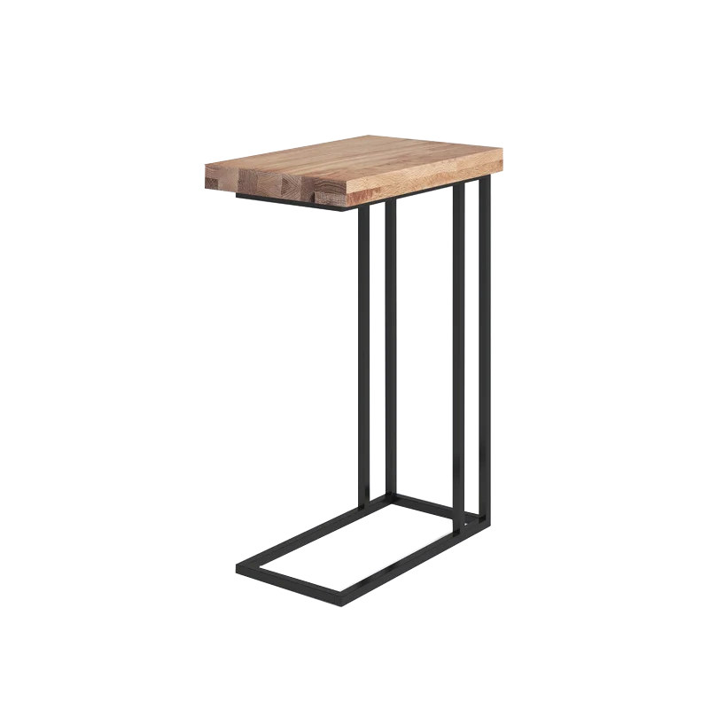 میز عسلی چوب و آهن طرح IKEA مدل کلاسیک