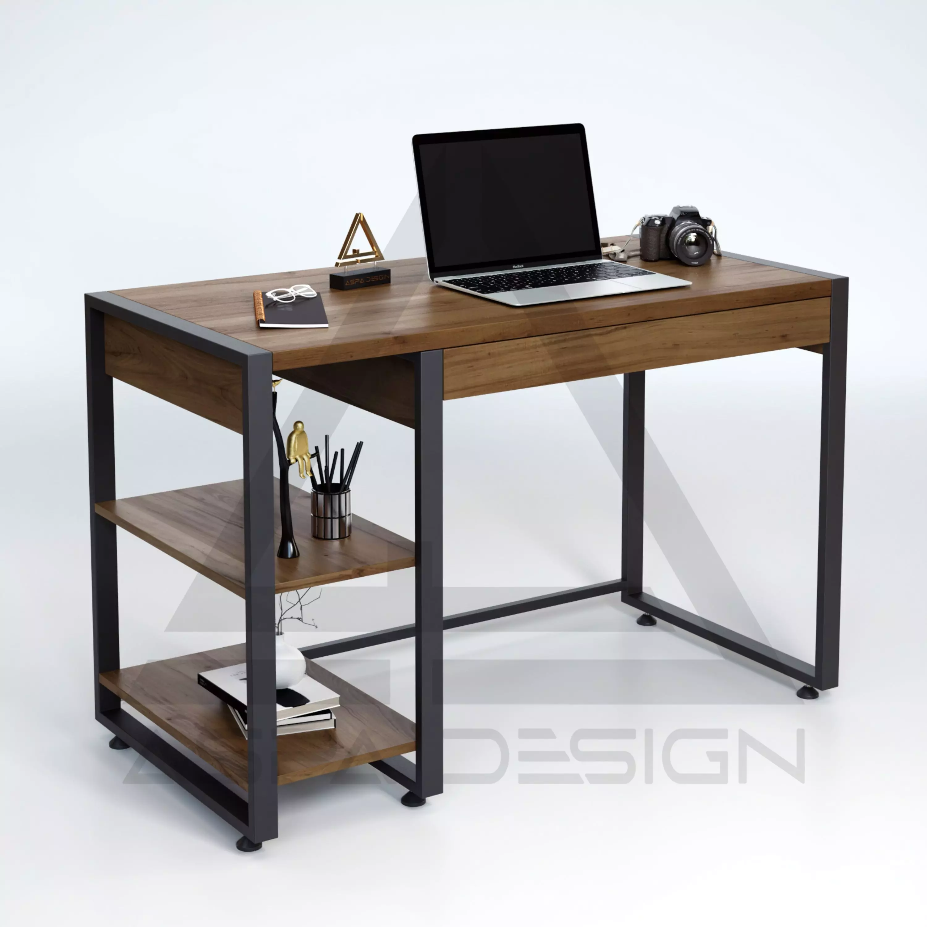 میز کامپیوتر مدل A22 (چوبی آهنی،آهن و چوب،چوب و آهن،آهنی چوبی،روستیک)