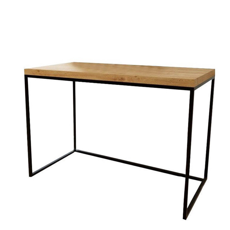 میز اداری مدل Nordico MD به همراه طبقه دیواری (چوبی آهنی،آهن و چوب،چوب و آهن،آهنی چوبی،روستیک)