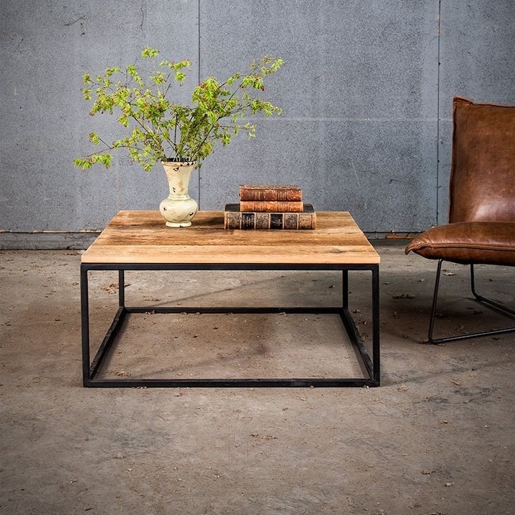 میز جلومبلی مدل  Square (چوبی آهنی،آهن و چوب،چوب و آهن،آهنی چوبی،روستیک)