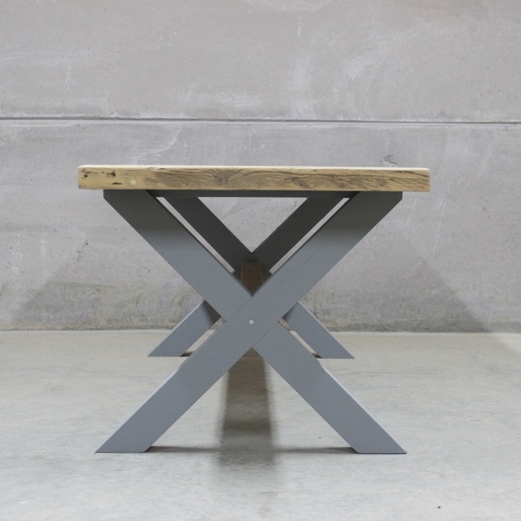میز ناهارخوری مدل Masis E2( آهن و چوب چوب و آهن آهنی چوبی چوبی آهنی)