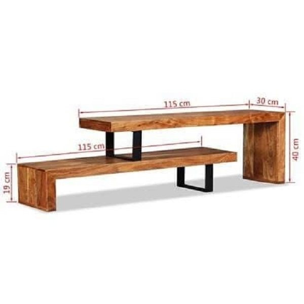 میز تلویزیون مدل KL23 (چوبی آهنی،آهن و چوب،چوب و آهن،آهنی چوبی،روستیک)