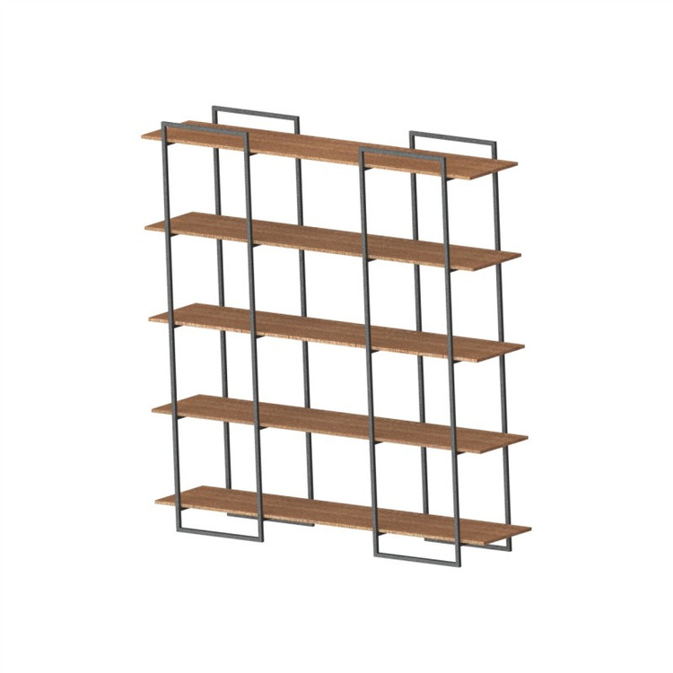 کتابخانه مدل LB125 (چوبی آهنی،آهن و چوب،چوب و آهن،آهنی چوبی،روستیک)