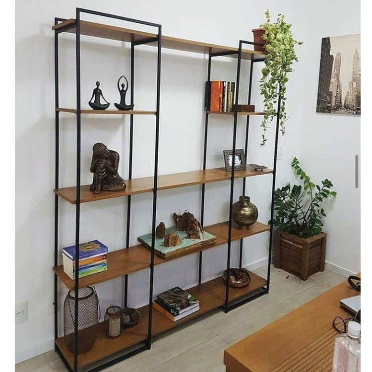 کتابخانه مدل LB125 (چوبی آهنی،آهن و چوب،چوب و آهن،آهنی چوبی،روستیک)