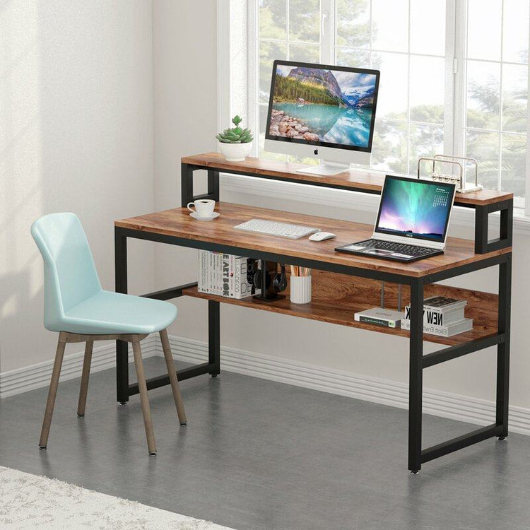 میز اداری مدل رنگین کمان کد 1452 (چوبی آهنی،آهن و چوب،چوب و آهن،آهنی چوبی،روستیک)